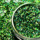 HB6 Brokat Holograficzny Zielony 30g