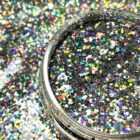 HB7 Brokat Holograficzny Srebrny 30g