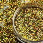 HB9 Brokat holograficzny Złoty 30g