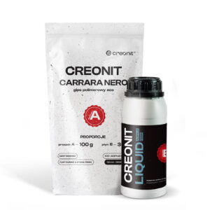 Gips polimerowy (dwuskładnikowy) CREONIT CARRARA NERO (zestaw)