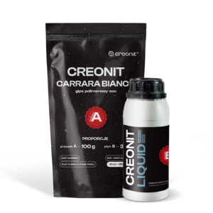 Gips polimerowy (dwuskładnikowy) CREONIT CARRARA BIANCO (zestaw)