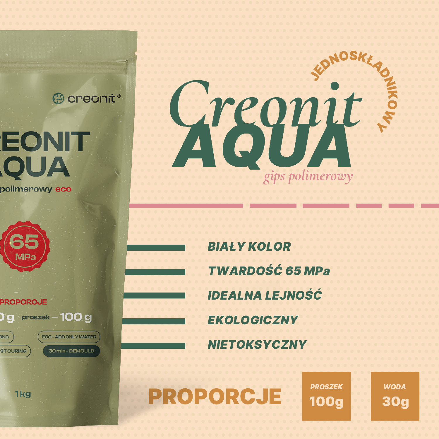 Gips polimerowy CREONIT AQUA