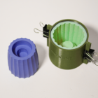 FORMA SILIKONOWA 019 DOUBLE CANDLE HOLDER 2W1